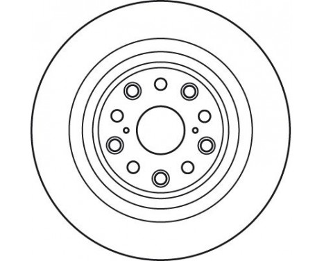 Brake Disc DF6038S TRW, Image 3