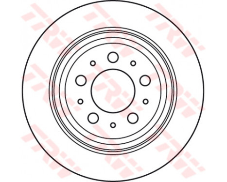 Brake Disc DF6048 TRW, Image 2