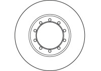 Brake Disc DF6049 TRW