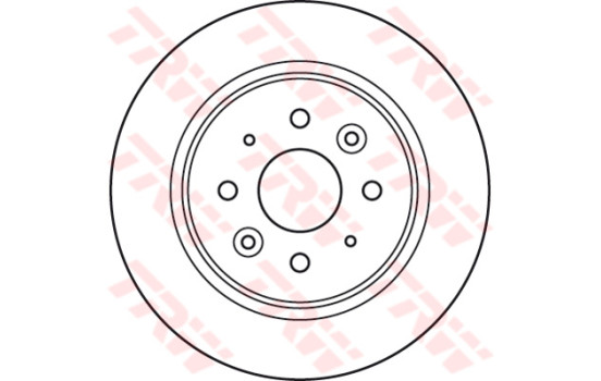 Brake Disc DF6055 TRW, Image 2