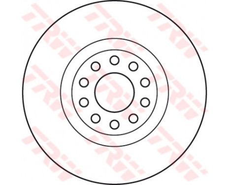 Brake Disc DF6060S TRW, Image 2