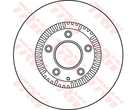 Brake Disc DF6067S TRW, Image 2