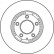 Brake Disc DF6067S TRW, Thumbnail 4