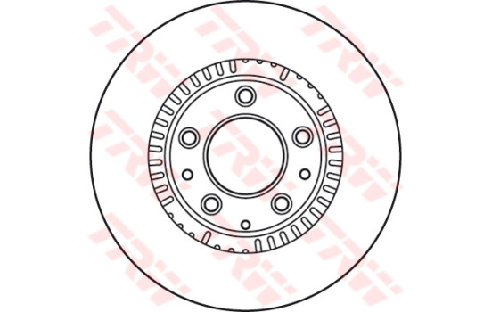 Brake Disc DF6068 TRW, Image 2