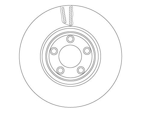 Brake Disc DF6073S TRW, Image 3