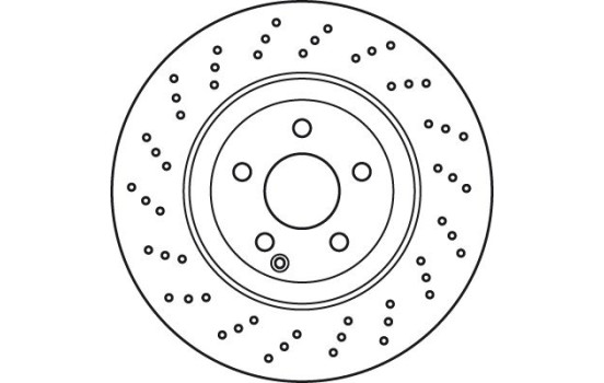 Brake Disc DF6077S TRW, Image 2