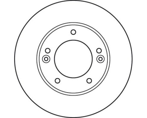 Brake Disc DF6081S TRW, Image 4