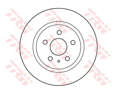 Brake Disc DF6112 TRW, Image 2