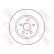 Brake Disc DF6112 TRW, Thumbnail 2