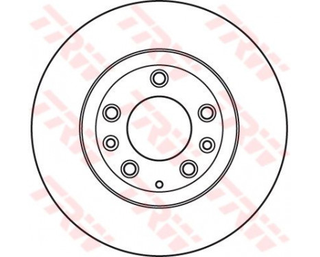 Brake Disc DF6115 TRW