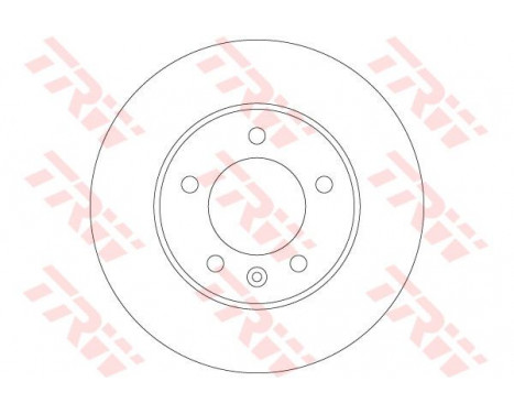 Brake Disc DF6120 TRW