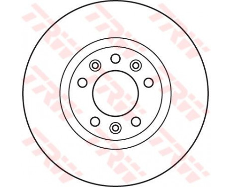 Brake Disc DF6121 TRW