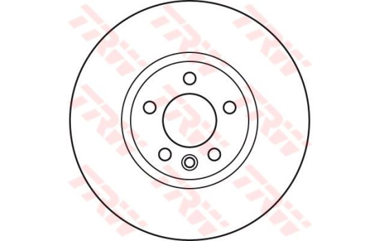 Brake Disc DF6124S TRW, Image 2