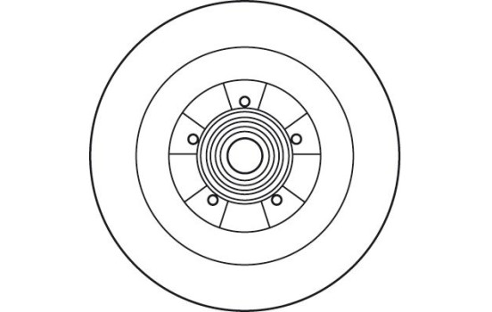 Brake Disc DF6126BS TRW