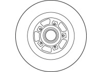 Brake Disc DF6127BS TRW