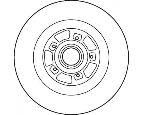 Brake Disc DF6127BS TRW, Image 2