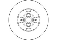 Brake Disc DF6128BS TRW