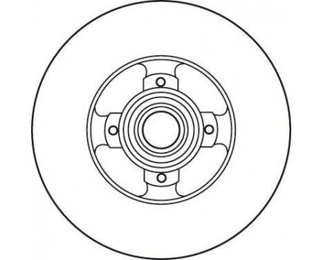 Brake Disc DF6128BS TRW, Image 2