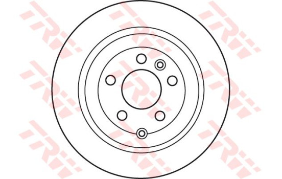 Brake Disc DF6129 TRW, Image 2