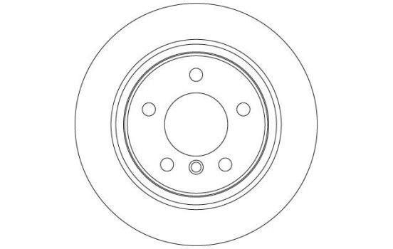 Brake Disc DF6137 TRW