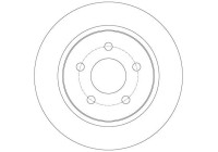 Brake Disc DF6139 TRW