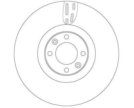 Brake Disc DF6140 TRW, Image 2