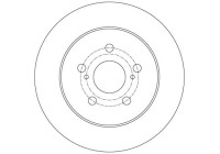 Brake Disc DF6145 TRW