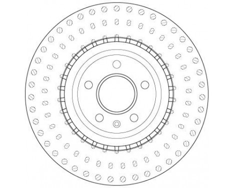 Brake Disc DF6149S TRW, Image 2