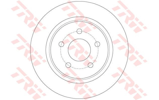 Brake Disc DF6150 TRW