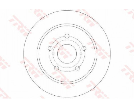 Brake Disc DF6173 TRW