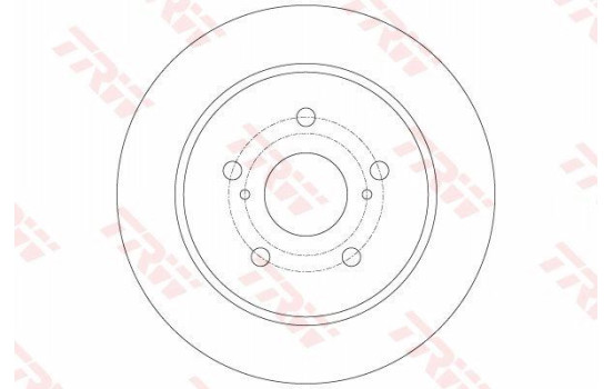Brake Disc DF6173 TRW