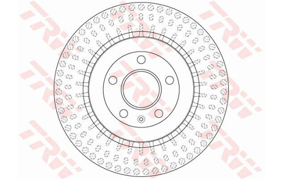 Brake Disc DF6175S TRW, Image 2