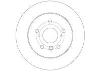 Brake Disc DF6176 TRW
