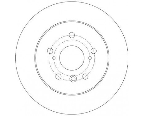 Brake Disc DF6176 TRW, Image 2