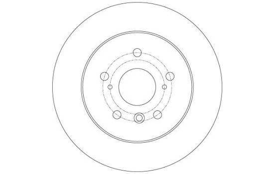 Brake Disc DF6176 TRW