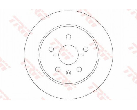 Brake Disc DF6178 TRW