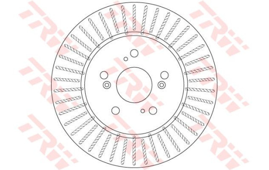 Brake Disc DF6180S TRW