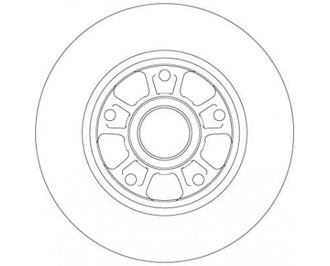 Brake Disc DF6182 TRW, Image 2