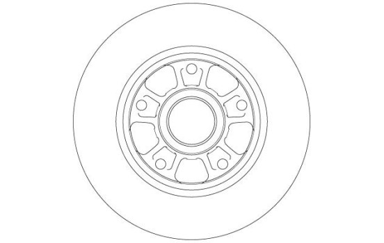Brake Disc DF6182 TRW