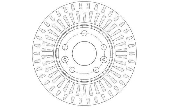 Brake Disc DF6184 TRW, Image 2
