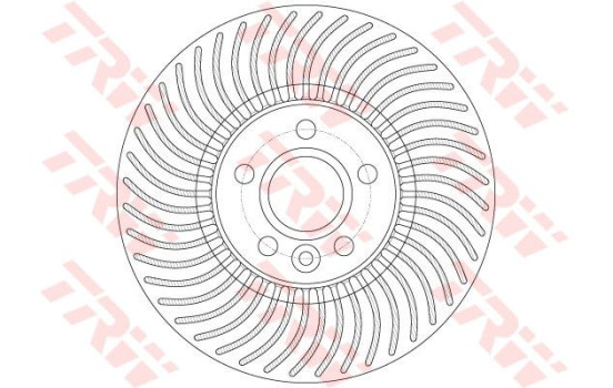 Brake Disc DF6185S TRW