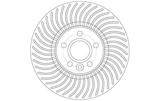 Brake Disc DF6185S TRW, Image 2