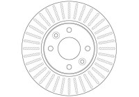 Brake Disc DF6186 TRW