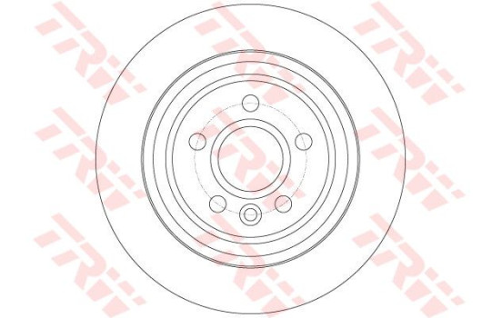 Brake Disc DF6187 TRW