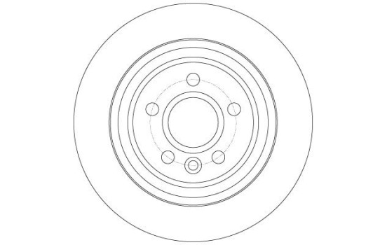 Brake Disc DF6187 TRW, Image 2