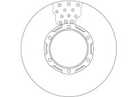 Brake Disc DF6190BS TRW