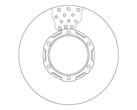 Brake Disc DF6190BS TRW, Image 2