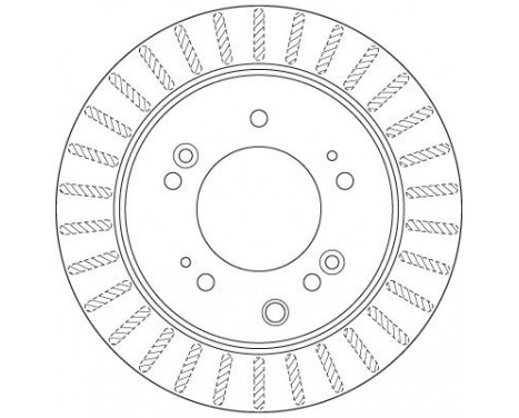 Brake Disc DF6191S TRW, Image 2