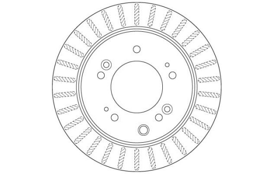 Brake Disc DF6191S TRW