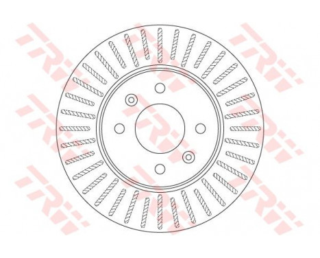 Brake Disc DF6198 TRW